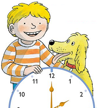 Kipper and Floppy learn to tell the time