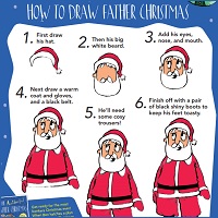 Draw Father Christmas