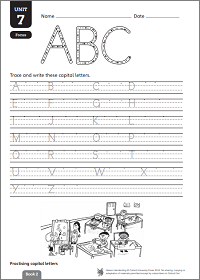 Practise capital letters