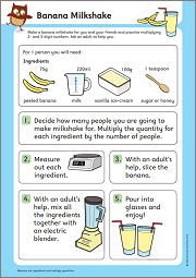 Banana milkshake recipe