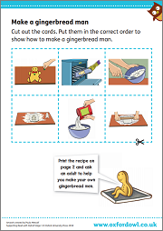 Gingerbread man recipe