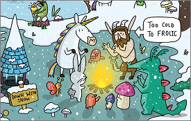 Super Frozen Magic Forest