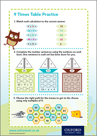 Times Table Activities Oxford Owl