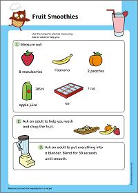 Fruit smoothies recipe